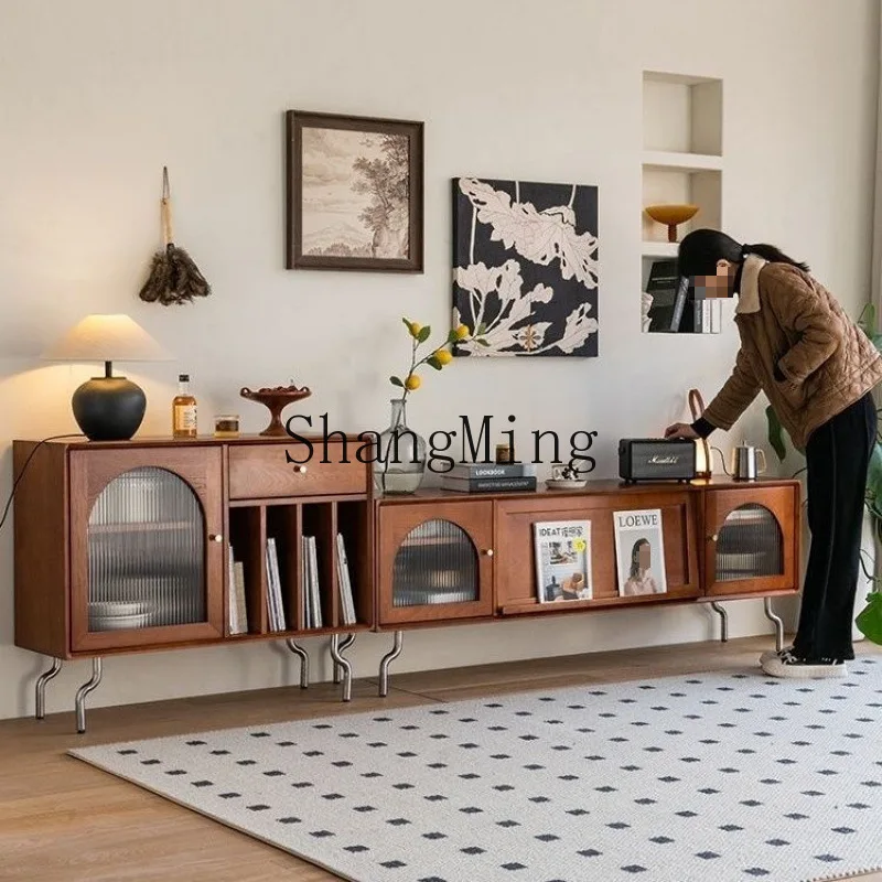 SM solid wood TV retro wall cabinet combination small apartment living room locker medium antique TV cabinet
SM solid wood TV retro wall cabinet combination small apartment living room locker medium antique TV cabinet