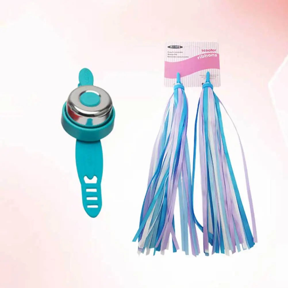 2Pcs Blue Bike Handlebar Bell Tassels Set Scooter Accessories Ribbons Streamers Bright Fun Outdoors Handlebar Bell Set
2Pcs Blue Bike Handlebar Bell Tassels Set Scooter Accessories Ribbons Streamers Bright Fun Outdoors Handlebar Bell Set
