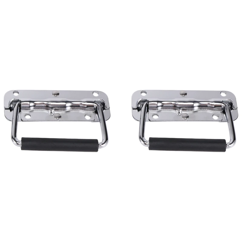 ABYL 2Pcs 304 Stainless Steel Spring Handle Prop Box Tool Aluminum Box Handle Activity Handle Folding Industrial Handle
ABYL 2Pcs 304 Stainless Steel Spring Handle Prop Box Tool Aluminum Box Handle Activity Handle Folding Industrial Handle