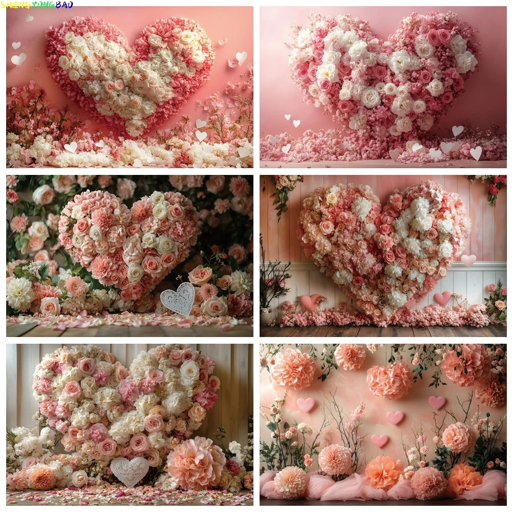 Rose Flowers Love Heart Valentine's Day Backdrop February 14 Valentine Floral Propose Wedding Party Decor Photography Background
Rose Flowers Love Heart Valentine's Day Backdrop February 14 Valentine Floral Propose Wedding Party Decor Photography Background