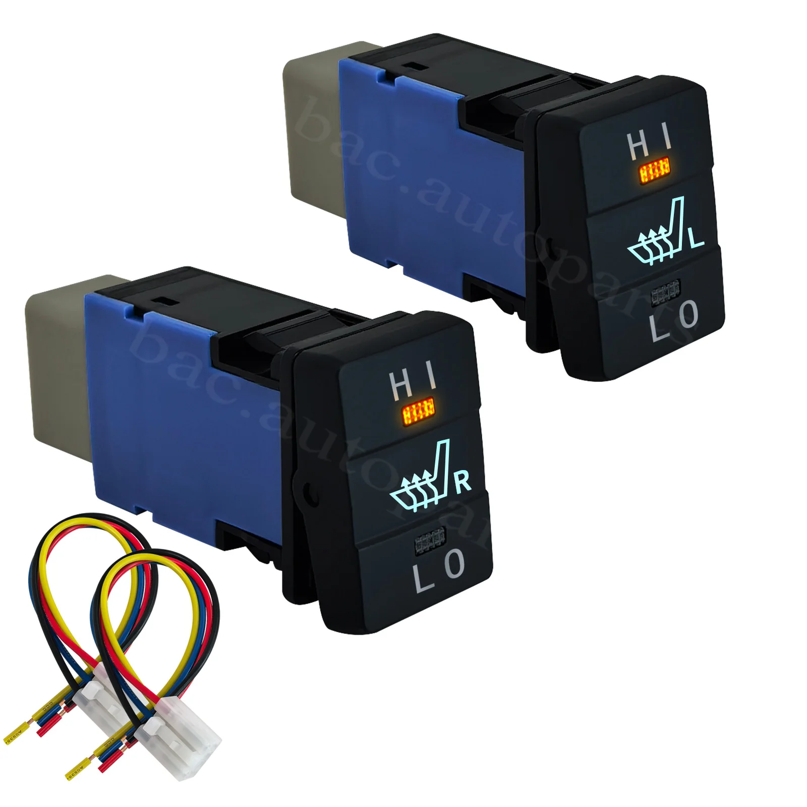 12V Car Seat Heating R L Switch Control Button Power On Off Rocker Switch Auto Seat Heater Fan Switch for Toyota Car Accessories
12V Car Seat Heating R L Switch Control Button Power On Off Rocker Switch Auto Seat Heater Fan Switch for Toyota Car Accessories