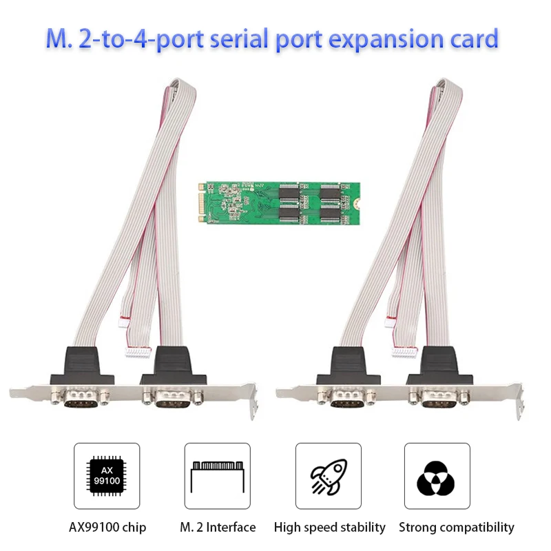 M. 2 to 4-portS serial port expansion card Converter gaming adaptive computer accessories M KEY adapter card Riser Card Adapter
M. 2 to 4-portS serial port expansion card Converter gaming adaptive computer accessories M KEY adapter card Riser Card Adapter