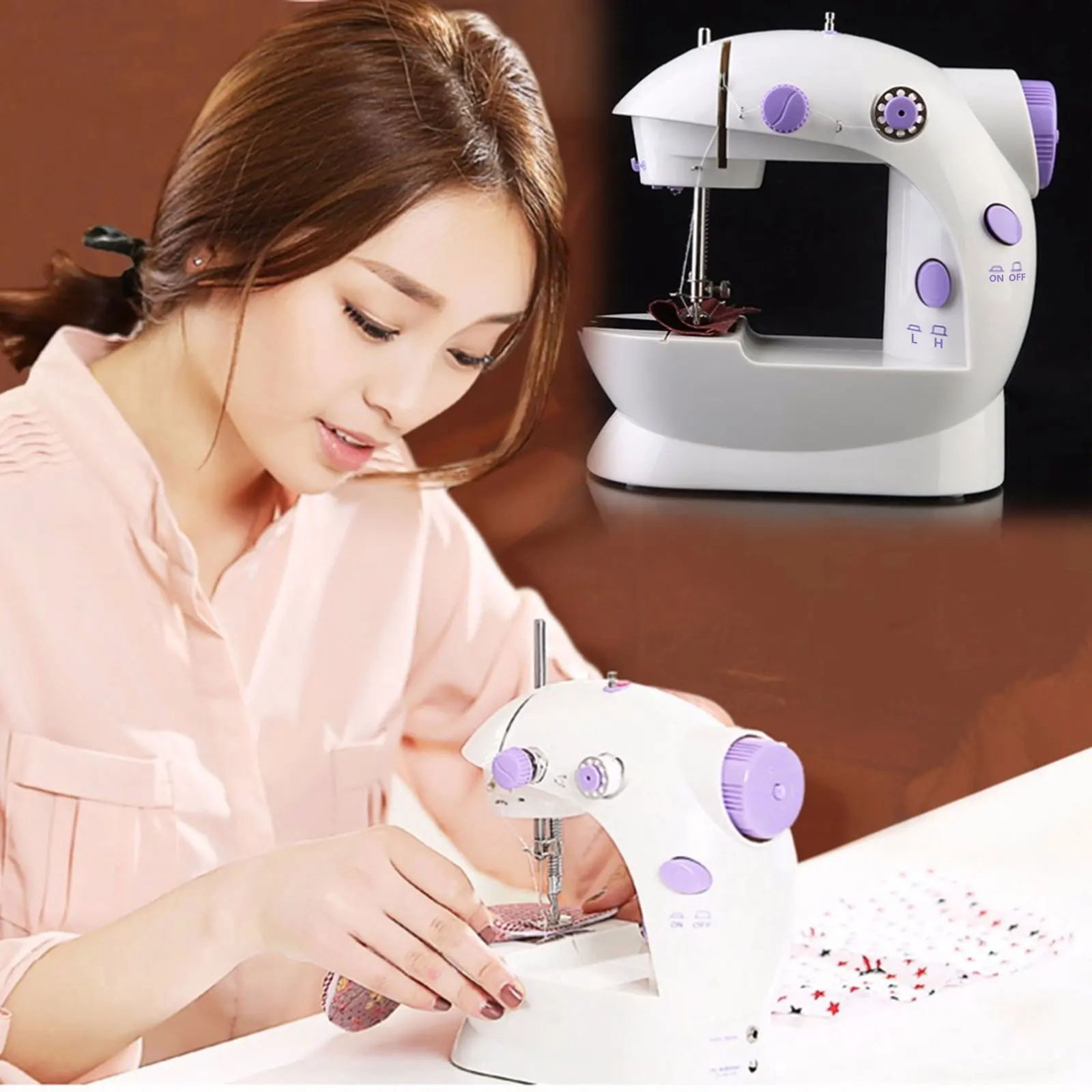 Easy Automatic Mini Sewing Machine for All Ages. Portable Household Sewing Tool with Extension Table and Kit
Easy Automatic Mini Sewing Machine for All Ages. Portable Household Sewing Tool with Extension Table and Kit