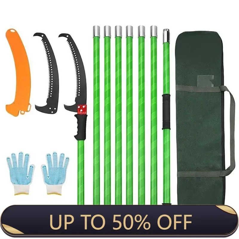 High Branch Saw 8 Section 8 M 26 Feet Retractable Removable Light Weight Strong Bearing Capacity Professional Garden Hand Tools
High Branch Saw 8 Section 8 M 26 Feet Retractable Removable Light Weight Strong Bearing Capacity Professional Garden Hand Tools
