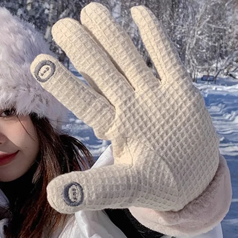 Women Winter Warm Gloves 2023 Plush Fleece Thickened Outdoor Riding Windproof Cold Cycling Thick Full Finger TouchScreen Gloves
Women Winter Warm Gloves 2023 Plush Fleece Thickened Outdoor Riding Windproof Cold Cycling Thick Full Finger TouchScreen Gloves