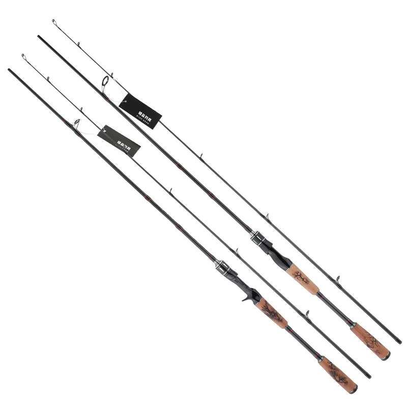New Carbon Lure Rod 2.1m/2.4m MH Power Wood Handle Black Bass Casting Telescopic Cross-Weave Fishing Pole,Telescopic Fishing Rod
New Carbon Lure Rod 2.1m/2.4m MH Power Wood Handle Black Bass Casting Telescopic Cross-Weave Fishing Pole,Telescopic Fishing Rod