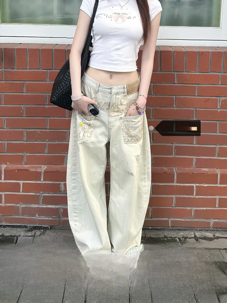 Женские джинсы большого размера в стиле ретро с высокой талией, джинсовые брюки длиной до пола с вышивкой, осень-зима, новый Sle
Женские джинсы большого размера в стиле ретро с высокой талией, джинсовые брюки длиной до пола с вышивкой, осень-зима, новый Sle
