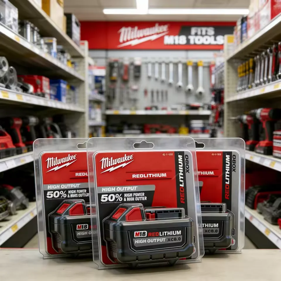 Milwaukee M18 18V High XC8.0Ah Rechargeable Battery, Replacement Pack for M18B8 M18-B5 M18-B6 M18-HB8 M18-HB12 Tools
Milwaukee M18 18V High XC8.0Ah Rechargeable Battery, Replacement Pack for M18B8 M18-B5 M18-B6 M18-HB8 M18-HB12 Tools