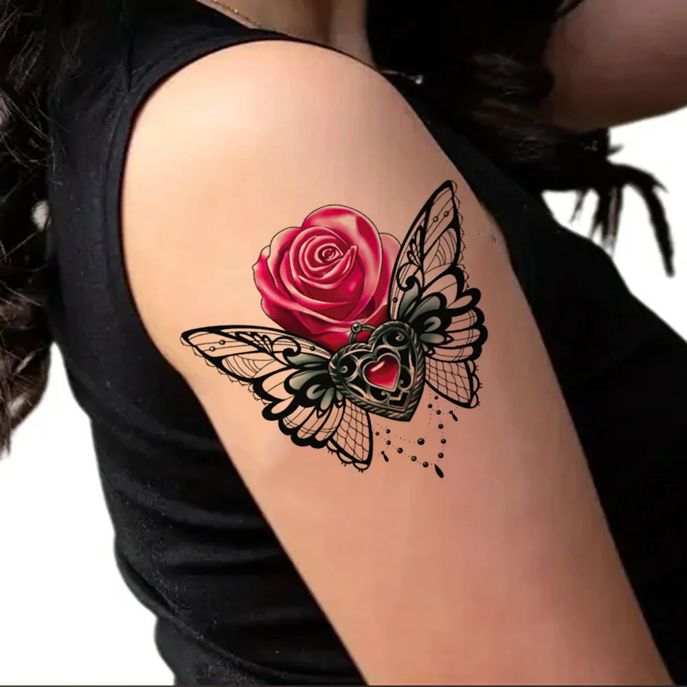 Fashionable Waterproof Flower Arm Tattoo Stickers Fake Tattoos for Back /Hands /Legs - Temporary Body Art Decals
Fashionable Waterproof Flower Arm Tattoo Stickers Fake Tattoos for Back /Hands /Legs - Temporary Body Art Decals