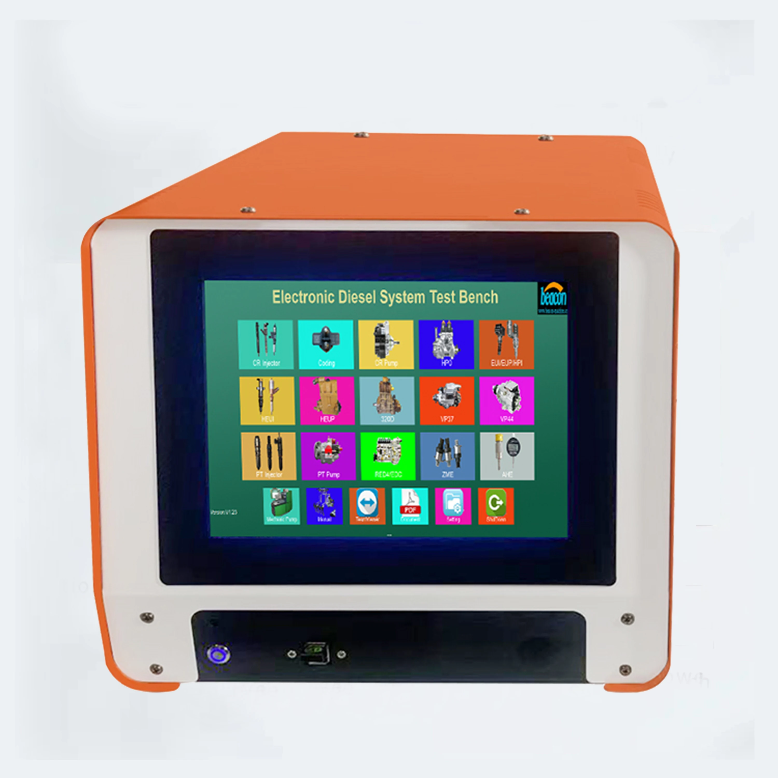 BEACON Machine Diesel Fuel Injector Tester CRS960-V3 Common Rail Injector Tester Simulator for CRDI EUI EUP HEUI 
BEACON Machine Diesel Fuel Injector Tester CRS960-V3 Common Rail Injector Tester Simulator for CRDI EUI EUP HEUI