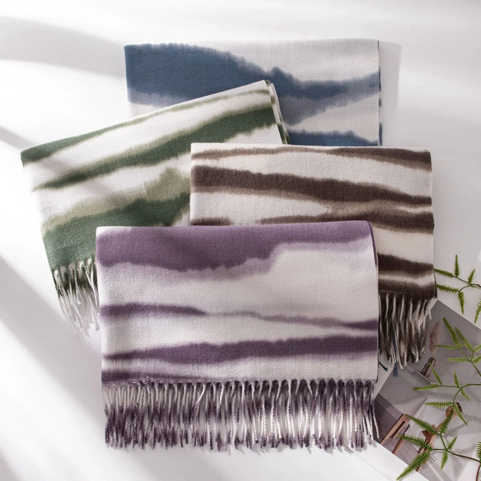 New Soft and Warm Imitation Cashmere Zebra Striped Fringe Scarf, Light Luxury, Personalized, Trendy and High-end Women's Scarf
New Soft and Warm Imitation Cashmere Zebra Striped Fringe Scarf, Light Luxury, Personalized, Trendy and High-end Women's Scarf