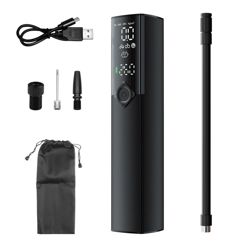 Car Wireless Air Pump Motorcycle Car Tire Pump Black Aluminum Alloy Portable Emergency Pump
Car Wireless Air Pump Motorcycle Car Tire Pump Black Aluminum Alloy Portable Emergency Pump