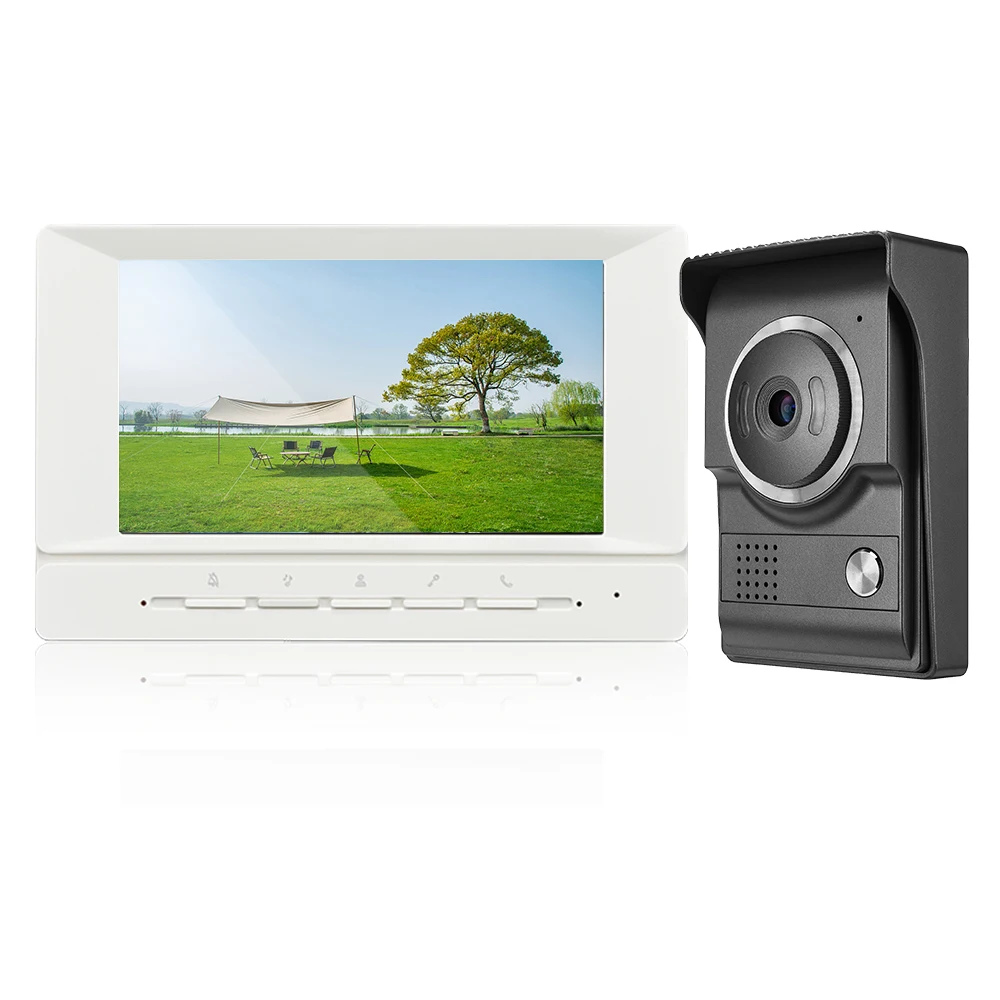 Smart Home Security 7'' Inch Monitor Wired Video Door Phone Doorbell Entry Intercom System
Smart Home Security 7'' Inch Monitor Wired Video Door Phone Doorbell Entry Intercom System
