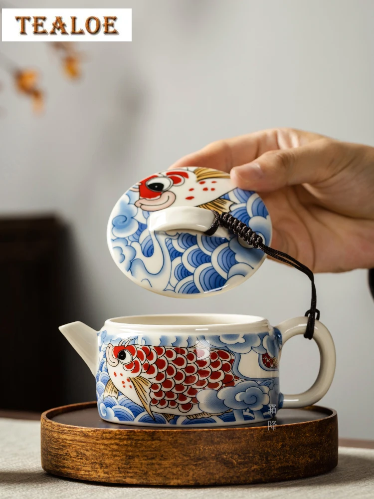 Chinese Style Large Mouth Teapot Good-looking Teapot Household Ceramic Chinese Style Single Teapot Kung Fu Tea Set
Chinese Style Large Mouth Teapot Good-looking Teapot Household Ceramic Chinese Style Single Teapot Kung Fu Tea Set