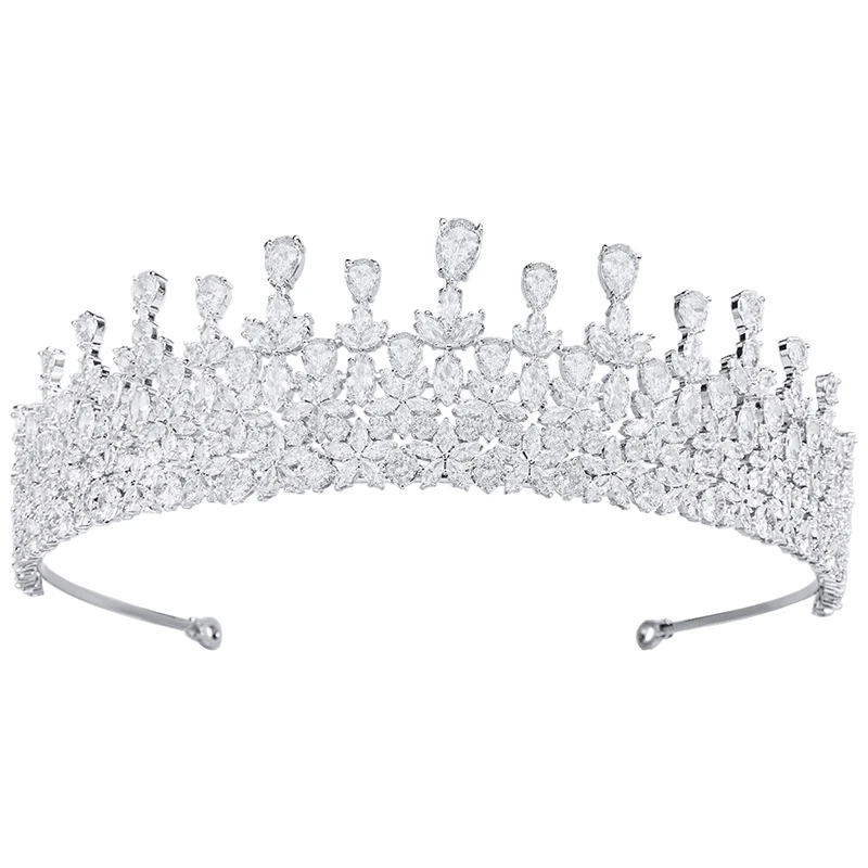 YYSuniee Luxury Crystal Tiaras and Crowns for Bride Silver Color Wedding Diadems Headpiece Bridal Hair Accessories Jewelry Gift
YYSuniee Luxury Crystal Tiaras and Crowns for Bride Silver Color Wedding Diadems Headpiece Bridal Hair Accessories Jewelry Gift