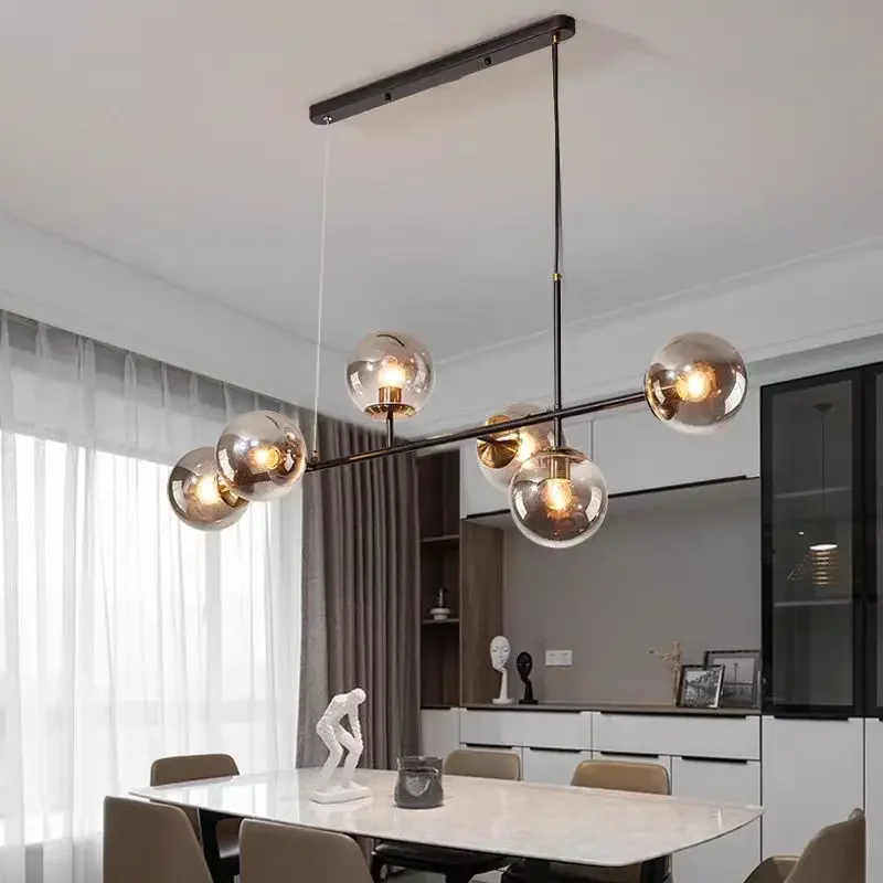 Nordic Designer Glass Ball Pendant Lights Long Shape for Dinning Room Living Room Hanging Pendant Lamp Lustre Room Decor
Nordic Designer Glass Ball Pendant Lights Long Shape for Dinning Room Living Room Hanging Pendant Lamp Lustre Room Decor