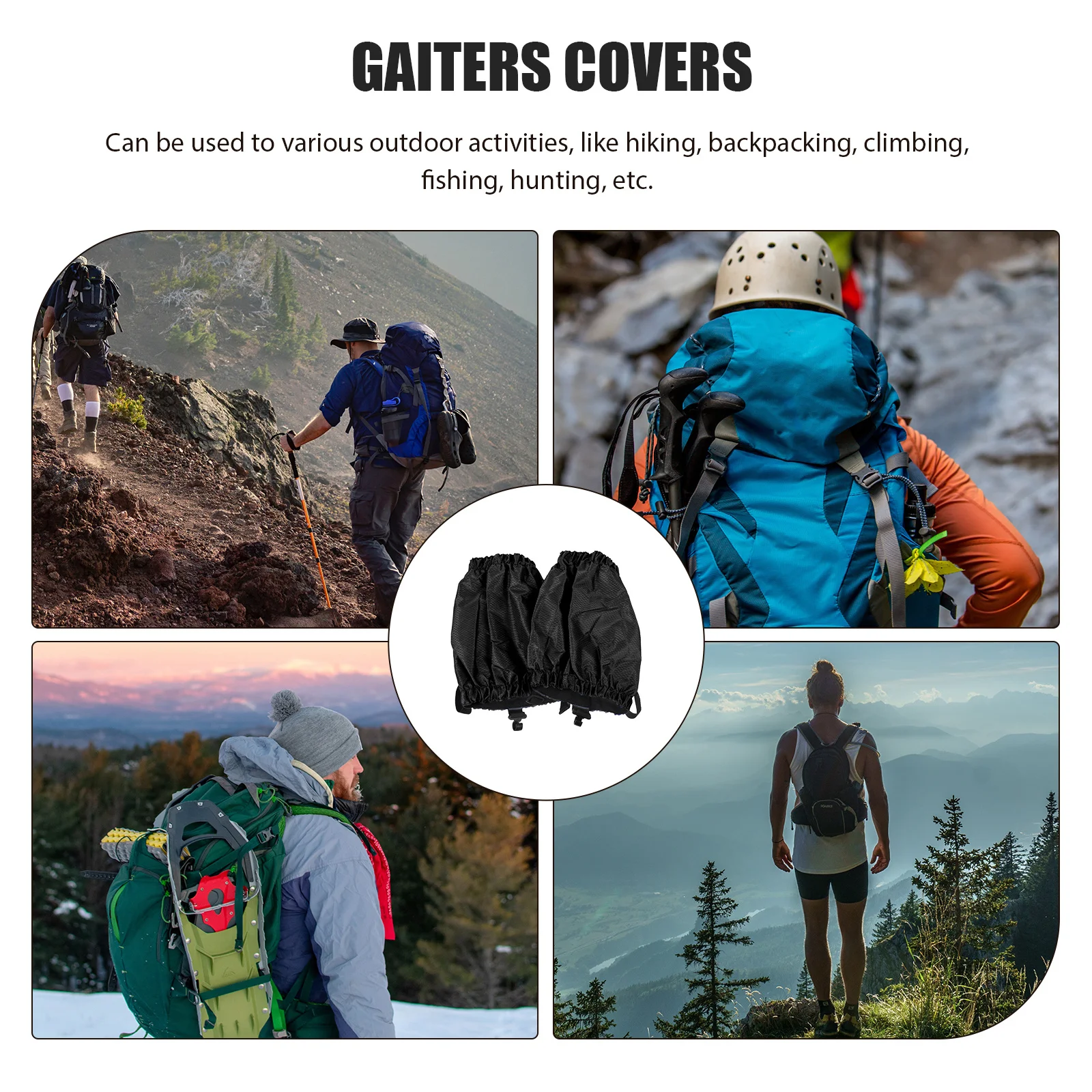 1 пара водонепроницаемых гетр из полиэстера с регулировкой, защита ног от снега, для походов и альпинизма
1 пара водонепроницаемых гетр из полиэстера с регулировкой, защита ног от снега, для походов и альпинизма