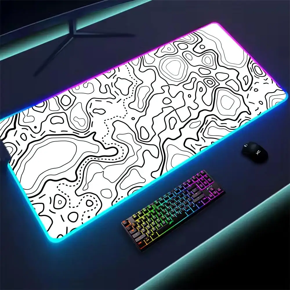 LED Desk Mat Geometric Black and White Lines RGB Computer Mouse Pad Gamer Pc Cabinet Office Accessories Mousepad Keyboard Gaming
LED Desk Mat Geometric Black and White Lines RGB Computer Mouse Pad Gamer Pc Cabinet Office Accessories Mousepad Keyboard Gaming