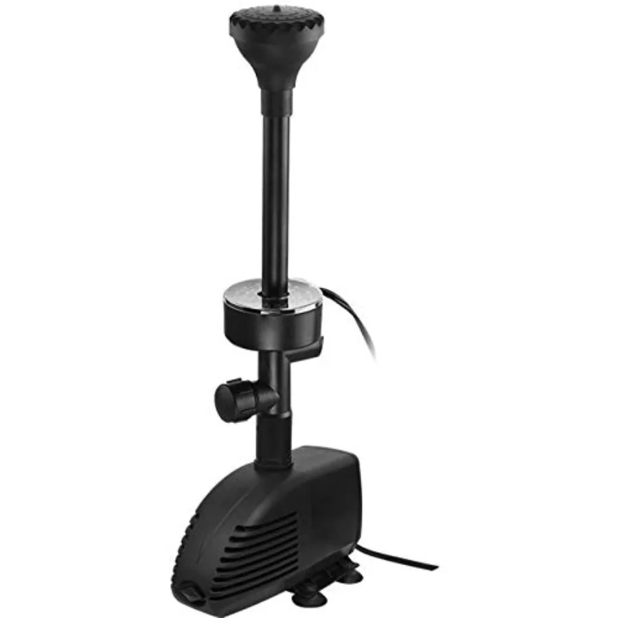 660GPH Submersible Pump Pond Fountain with Inside Filter and RGB Colorful LED Light Multiple Water Fountain Spray Nozzles Kit f
660GPH Submersible Pump Pond Fountain with Inside Filter and RGB Colorful LED Light Multiple Water Fountain Spray Nozzles Kit f