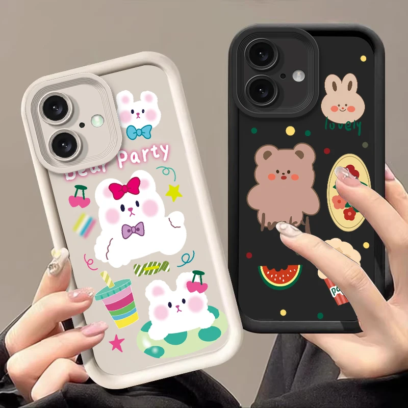 Cartoon Bear Party Phone Case For iPhone 17 Pro Max 16 E 15 14 Pro 13 12mini 11 Air XS Max 5 6 7 8 Plus X Silicone Soft Cover
Cartoon Bear Party Phone Case For iPhone 17 Pro Max 16 E 15 14 Pro 13 12mini 11 Air XS Max 5 6 7 8 Plus X Silicone Soft Cover