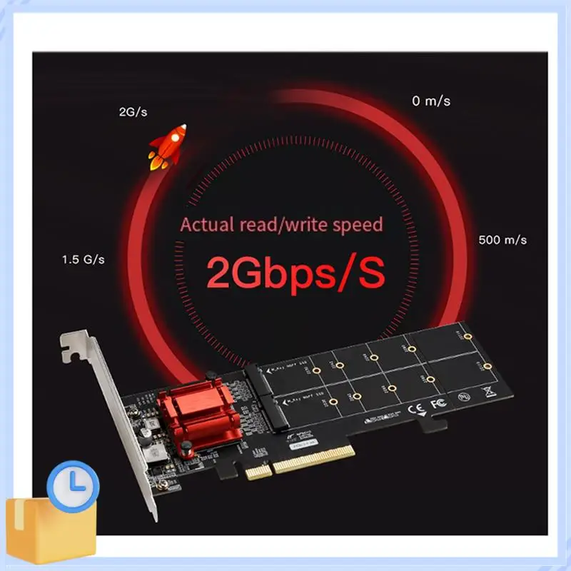 Popular PCIE3.1 X8 To Dual M.2 Hard Disk Expansion Card ASM1812 Chip Supports NVME Protocol Speed Expansion Card
Popular PCIE3.1 X8 To Dual M.2 Hard Disk Expansion Card ASM1812 Chip Supports NVME Protocol Speed Expansion Card
