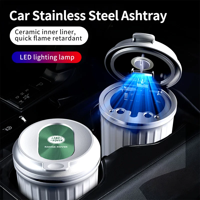 Car LED Ashtray Retardant Ash Holder Cigarette Box Ash Case Accessories For Land Rover Freelander L2 LF Range Rover Evoque 3 4
Car LED Ashtray Retardant Ash Holder Cigarette Box Ash Case Accessories For Land Rover Freelander L2 LF Range Rover Evoque 3 4
