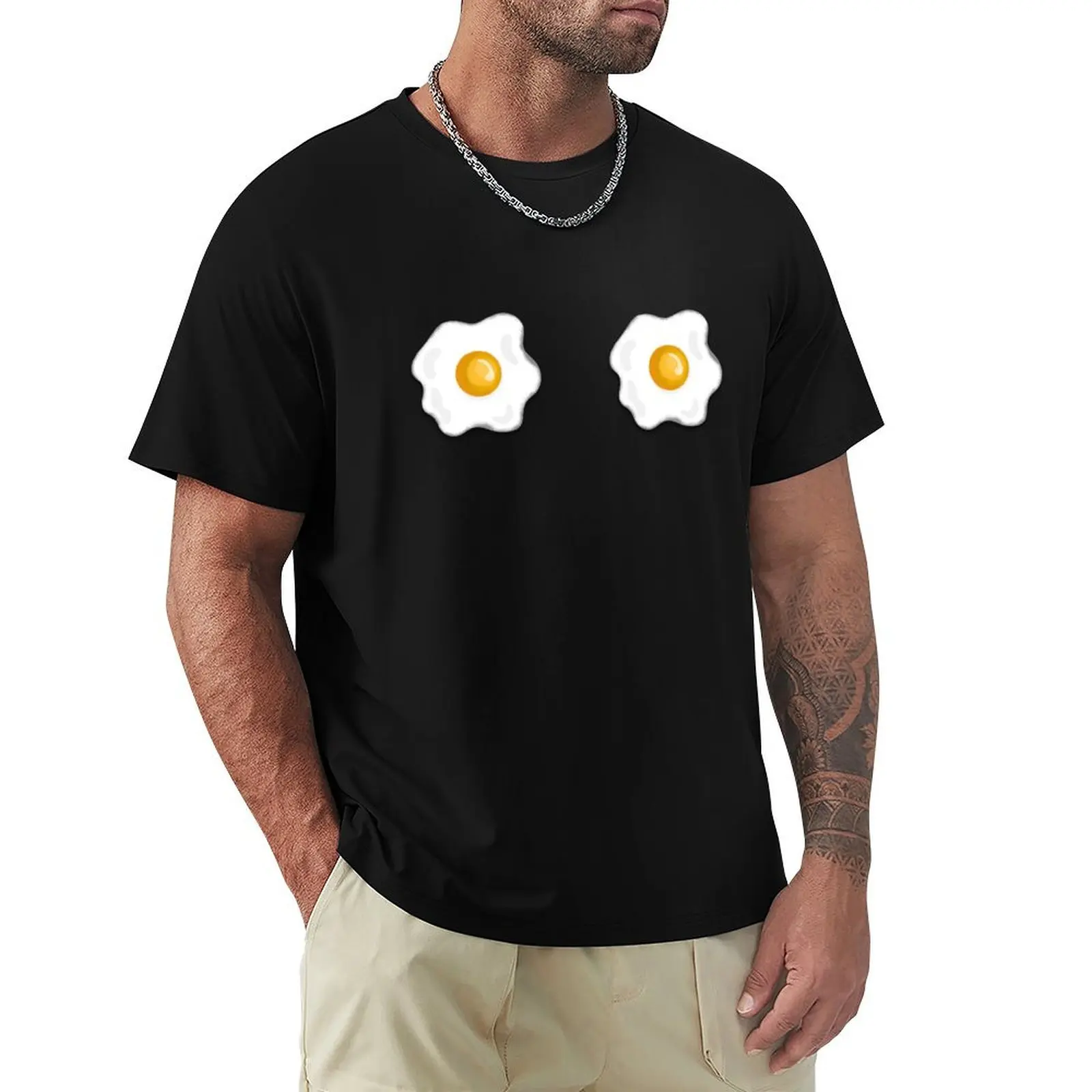 Two fried eggs T-Shirt customs funny meme t-shirts Man t-shirt workout shirts for men
Two fried eggs T-Shirt customs funny meme t-shirts Man t-shirt workout shirts for men