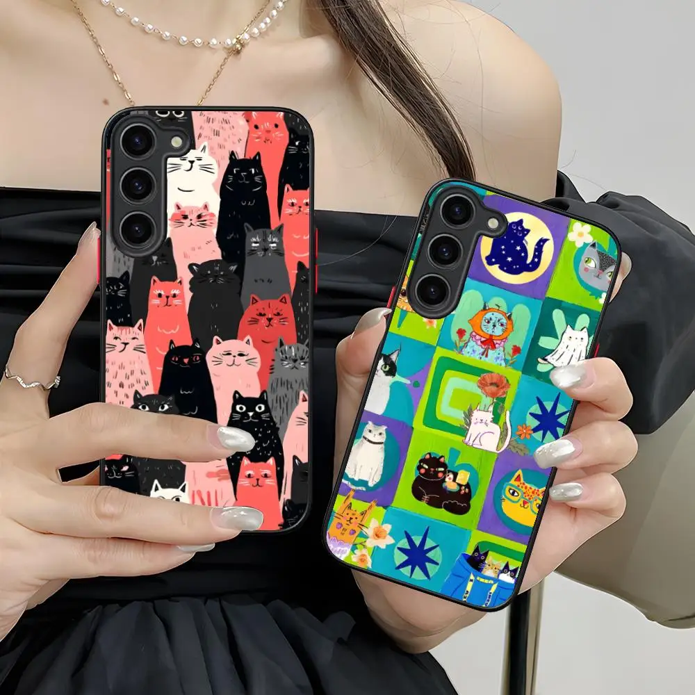 Cat Kitten Kawaii Phone Case for Samsung Galaxy S26 S25 S24 S23 S22 S21 Plus FE Ultra Skin Feel Shockproof Cover
Cat Kitten Kawaii Phone Case for Samsung Galaxy S26 S25 S24 S23 S22 S21 Plus FE Ultra Skin Feel Shockproof Cover