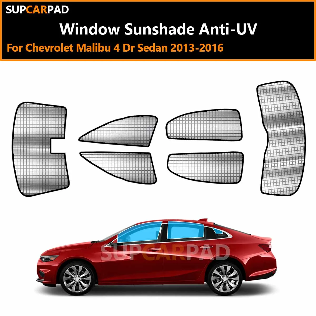 For Chevrolet Malibu 4 Dr Sedan 2013-2016 Custom Car Window Sunshade Anti-UV Car Sun Window Visors Sunshade Covers Accessories
For Chevrolet Malibu 4 Dr Sedan 2013-2016 Custom Car Window Sunshade Anti-UV Car Sun Window Visors Sunshade Covers Accessories