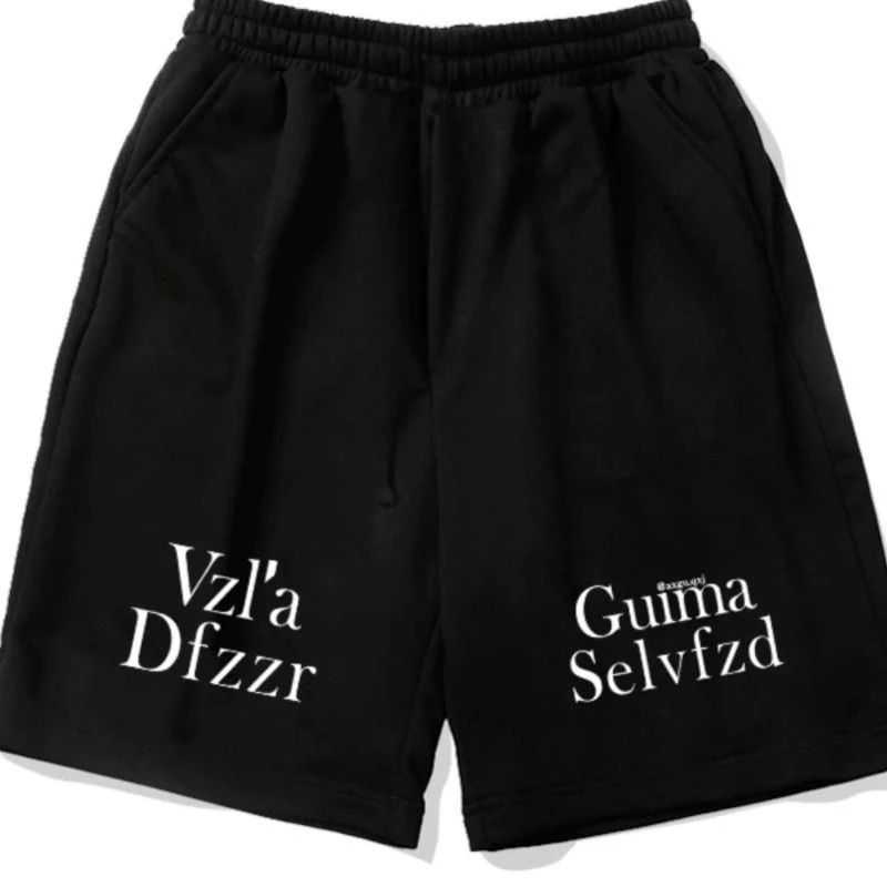 Summer American National Tide Brand Ins Design Sense Pure Cotton Printed Alphabet Sweatpants Men's Oversize Casual Shorts
Summer American National Tide Brand Ins Design Sense Pure Cotton Printed Alphabet Sweatpants Men's Oversize Casual Shorts
