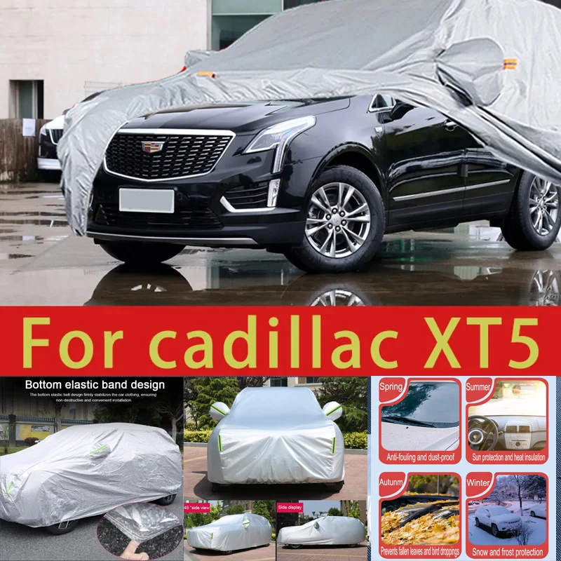 Для cadillac XT5, уличные защитные чехлы для автомобиля, снежный чехол, солнцезащитный козырек, водонепроницаемый, пылезащитный, внешние автомобильные аксессуары
Для cadillac XT5, уличные защитные чехлы для автомобиля, снежный чехол, солнцезащитный козырек, водонепроницаемый, пылезащитный, внешние автомобильные аксессуары