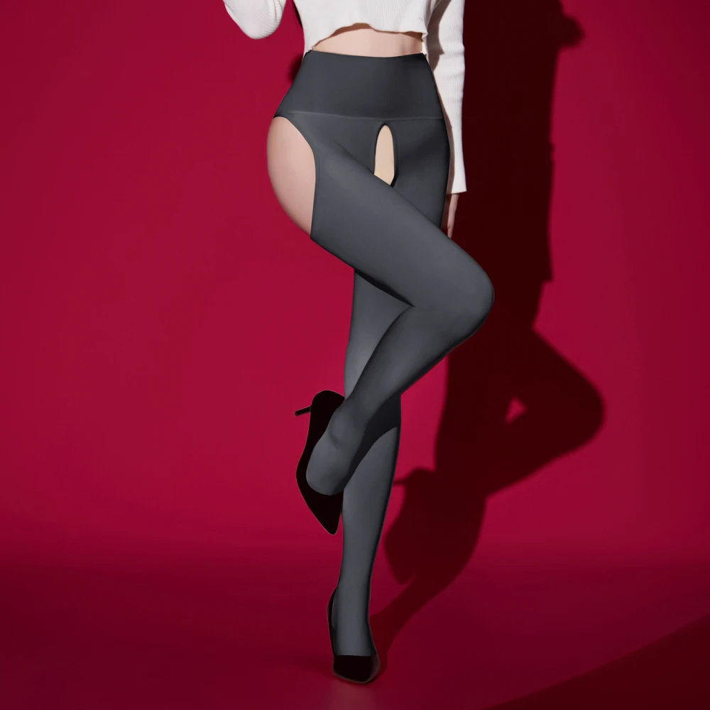 Sexy Women Open Crotch Hollow Out Pantyhose Oil Glossy Shiny 120D Tights Sheer See Through Maid Dance Shaping Stocking
Sexy Women Open Crotch Hollow Out Pantyhose Oil Glossy Shiny 120D Tights Sheer See Through Maid Dance Shaping Stocking