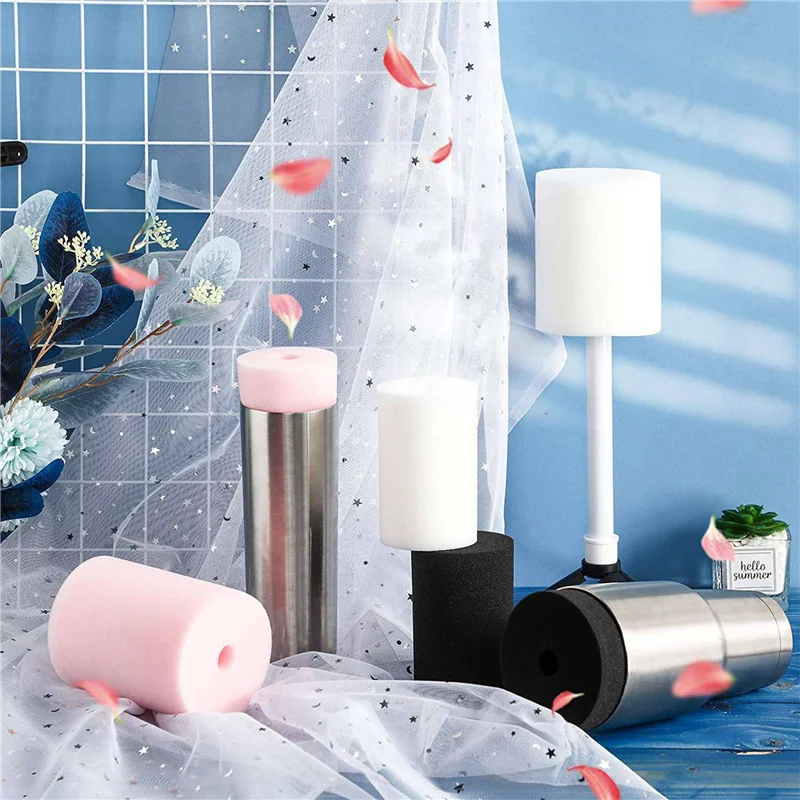 AC88-12 Pcs Cup Turner Foam Tumbler Inserts For 3/4 Inch PVC Pipe Tumbler 10 Oz To 40 Oz Tumblers Crafting (Black/White/Pink)
AC88-12 Pcs Cup Turner Foam Tumbler Inserts For 3/4 Inch PVC Pipe Tumbler 10 Oz To 40 Oz Tumblers Crafting (Black/White/Pink)