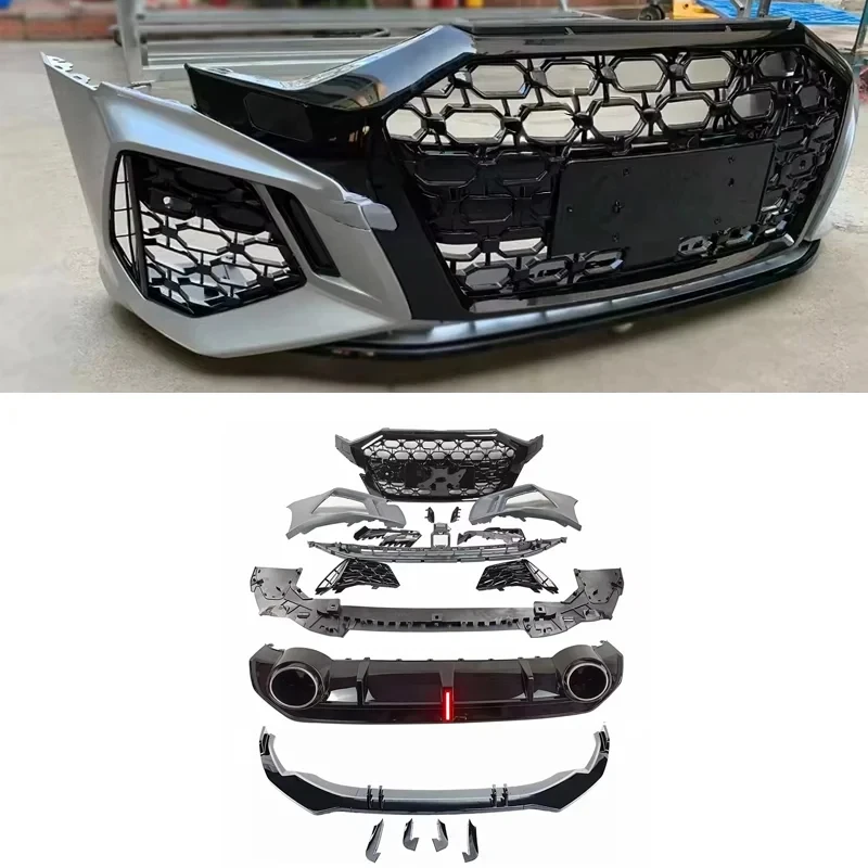 Suitable for Audi A3 S3 2020 2021 2022 2023 2024, High Quality RS3 Kit with Grille Front Rear Bumper
Suitable for Audi A3 S3 2020 2021 2022 2023 2024, High Quality RS3 Kit with Grille Front Rear Bumper