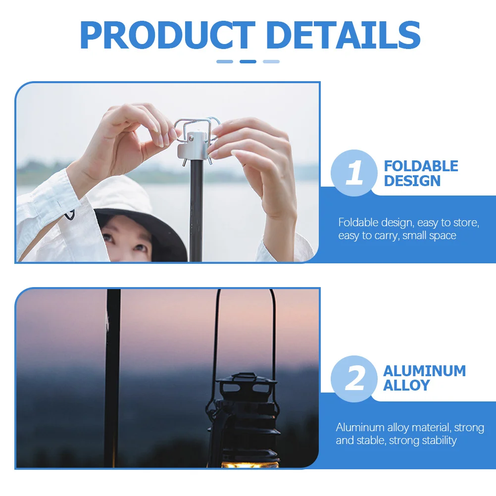 1Set Foldable Camping Lantern Stand Outdoor Folding Lamp Rack Aluminum Alloy Double Nail Design Portable Lamp Holder Stable
1Set Foldable Camping Lantern Stand Outdoor Folding Lamp Rack Aluminum Alloy Double Nail Design Portable Lamp Holder Stable