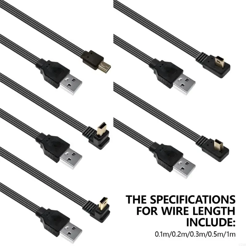 U75B Прямой угол USB -мини -USB -кабель 480 Мбит / с данных синхронизируйте гибкий силиконовый кабель
U75B Прямой угол USB -мини -USB -кабель 480 Мбит / с данных синхронизируйте гибкий силиконовый кабель