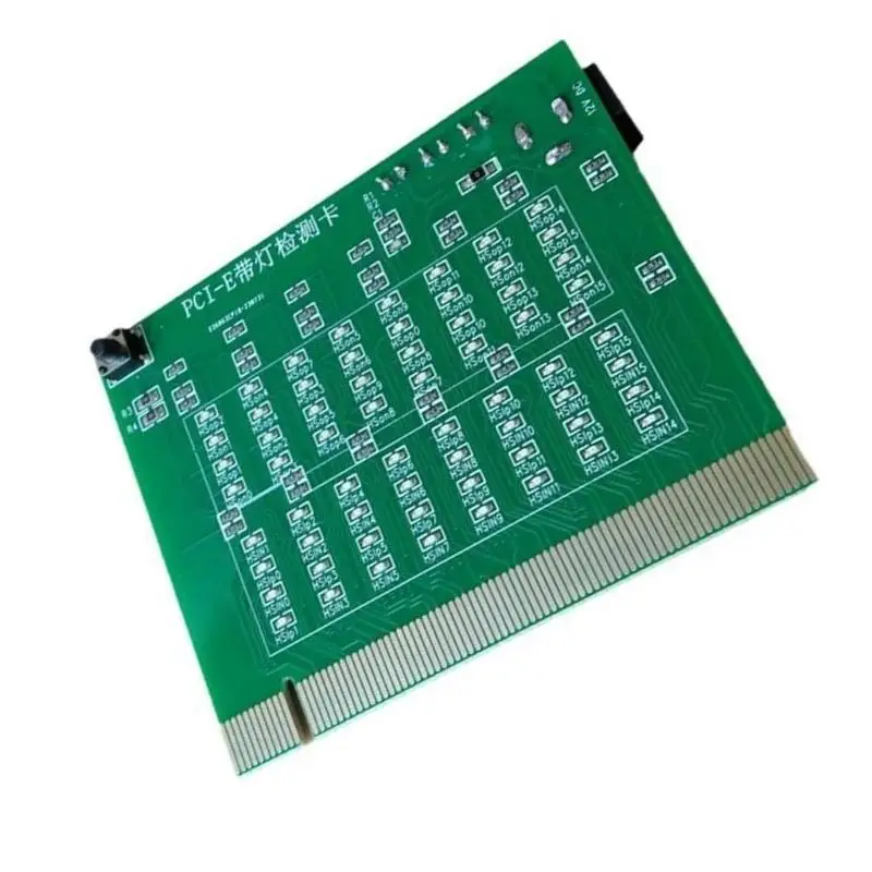 652F Check Card PCIE 16X 8X PCIE Slot Tester Card with Light for Motherboard Fault Detection Repair Computer Troubleshooting
652F Check Card PCIE 16X 8X PCIE Slot Tester Card with Light for Motherboard Fault Detection Repair Computer Troubleshooting