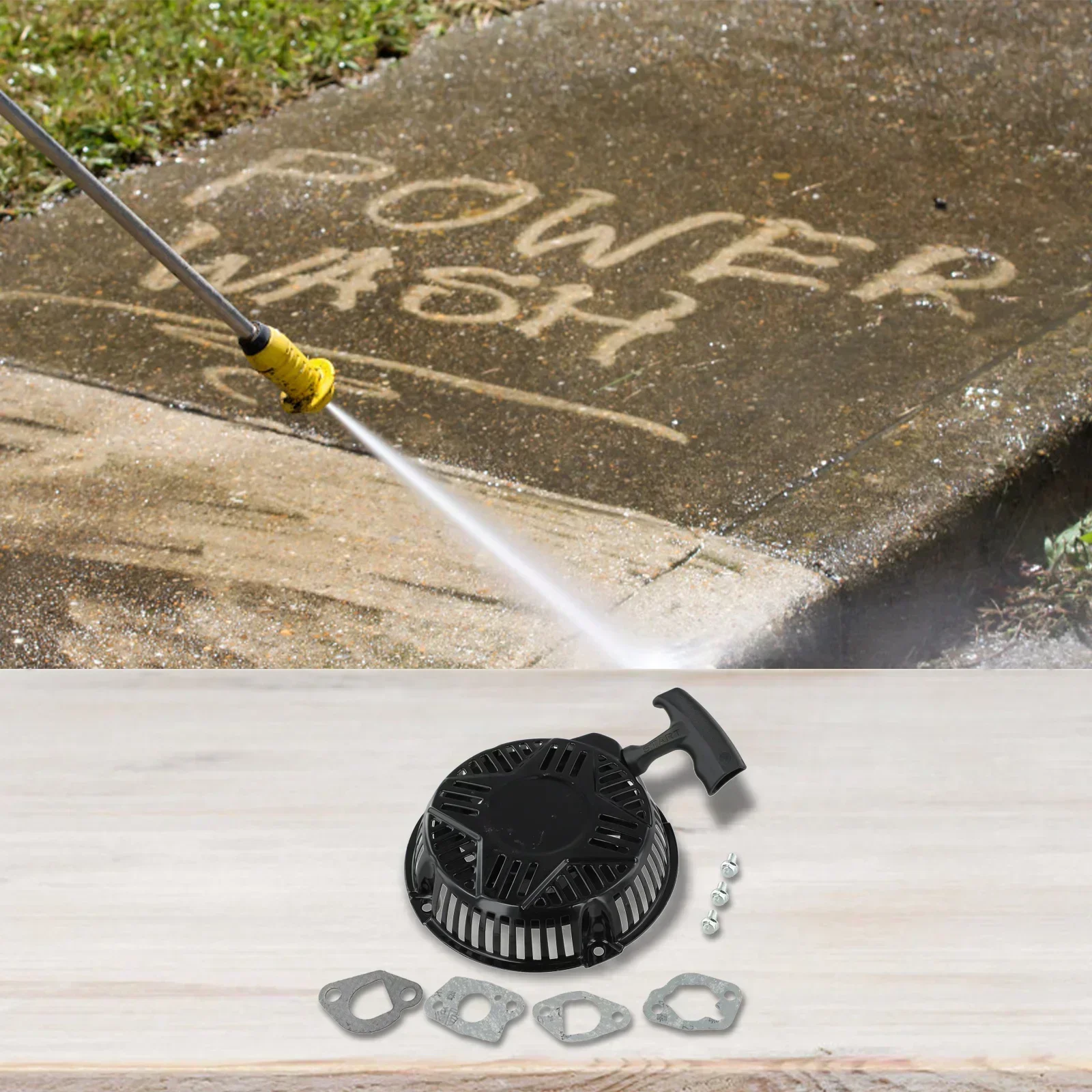 Convenient Starter Kit 212cc Engine Starter Engine Accessory For WPX3400 Suitable For WPX2700 For Garden Equipment Black
Convenient Starter Kit 212cc Engine Starter Engine Accessory For WPX3400 Suitable For WPX2700 For Garden Equipment Black