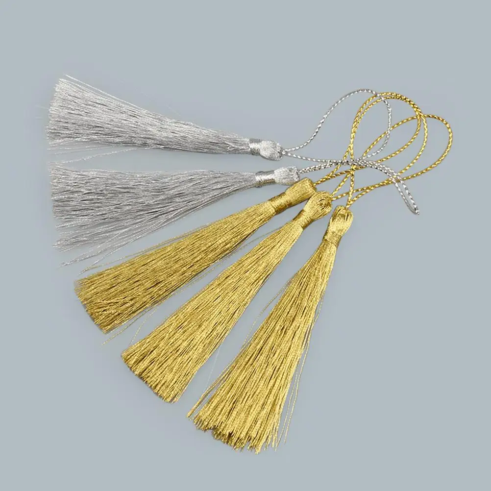 100 Pcs Decorative Tassels 13cm Polyester Handmade Silk Loops for Jewelry Crafts Home Party Wedding Favors Tags
100 Pcs Decorative Tassels 13cm Polyester Handmade Silk Loops for Jewelry Crafts Home Party Wedding Favors Tags
