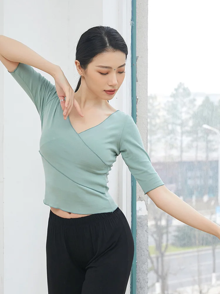 Contemporary Dance Classical Practice Rhyme Basic Training Modern Dance Medium Sleeved Top Female Art Exam Body
Contemporary Dance Classical Practice Rhyme Basic Training Modern Dance Medium Sleeved Top Female Art Exam Body
