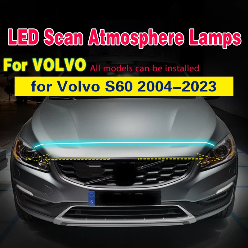 1pcs Car DRL LED Daytime Running Light Daylight Scan Starting Fog lamp For Volvo S60 2004-2023 Car Decorative Atmosphere Lamps
1pcs Car DRL LED Daytime Running Light Daylight Scan Starting Fog lamp For Volvo S60 2004-2023 Car Decorative Atmosphere Lamps