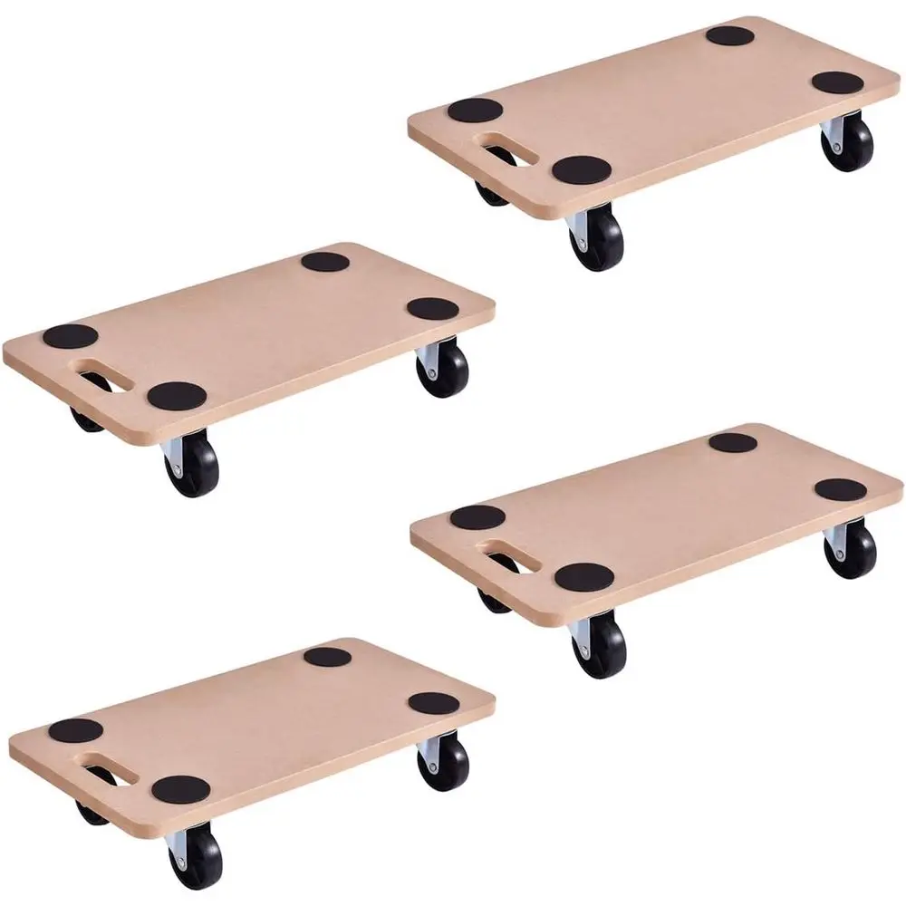 Heavy-Duty Wood Rolling Furniture Mover, Holds Up to 500 lbs, 4-Piece Set with 23 x 11.5 Platforms
Heavy-Duty Wood Rolling Furniture Mover, Holds Up to 500 lbs, 4-Piece Set with 23 x 11.5 Platforms