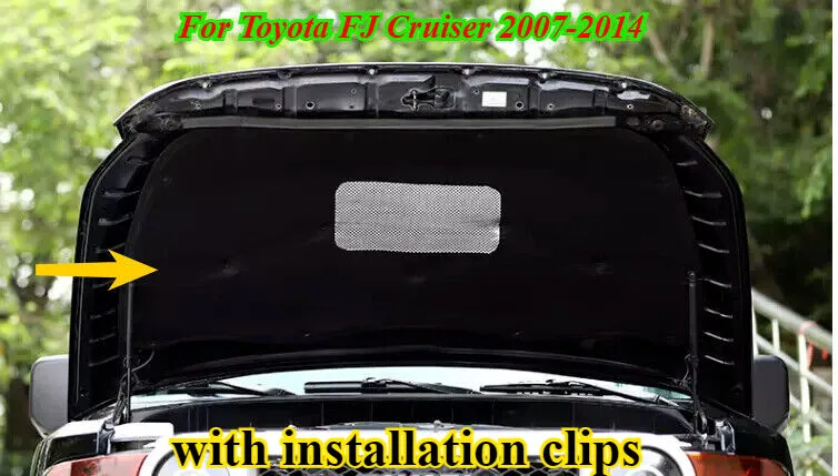 Изоляционная накладка капота двигателя, теплозащитное одеяло для Toyota FJ Cruiser 2007-2014 гг.
Изоляционная накладка капота двигателя, теплозащитное одеяло для Toyota FJ Cruiser 2007-2014 гг.