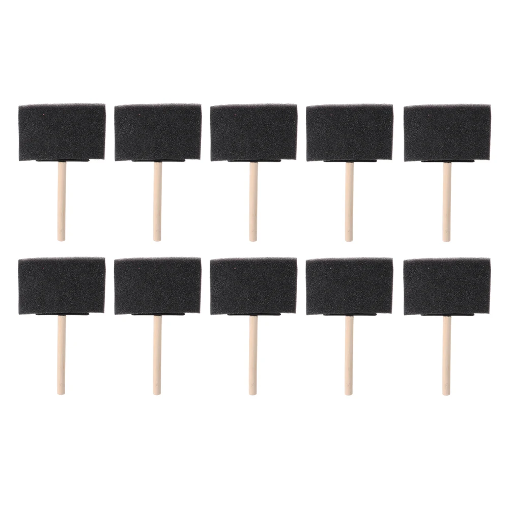 10 Pcs Wooden Handle Sponge Brush High Density Washable Reusable Kids Painting Tools Staining Sponges Supplies
10 Pcs Wooden Handle Sponge Brush High Density Washable Reusable Kids Painting Tools Staining Sponges Supplies