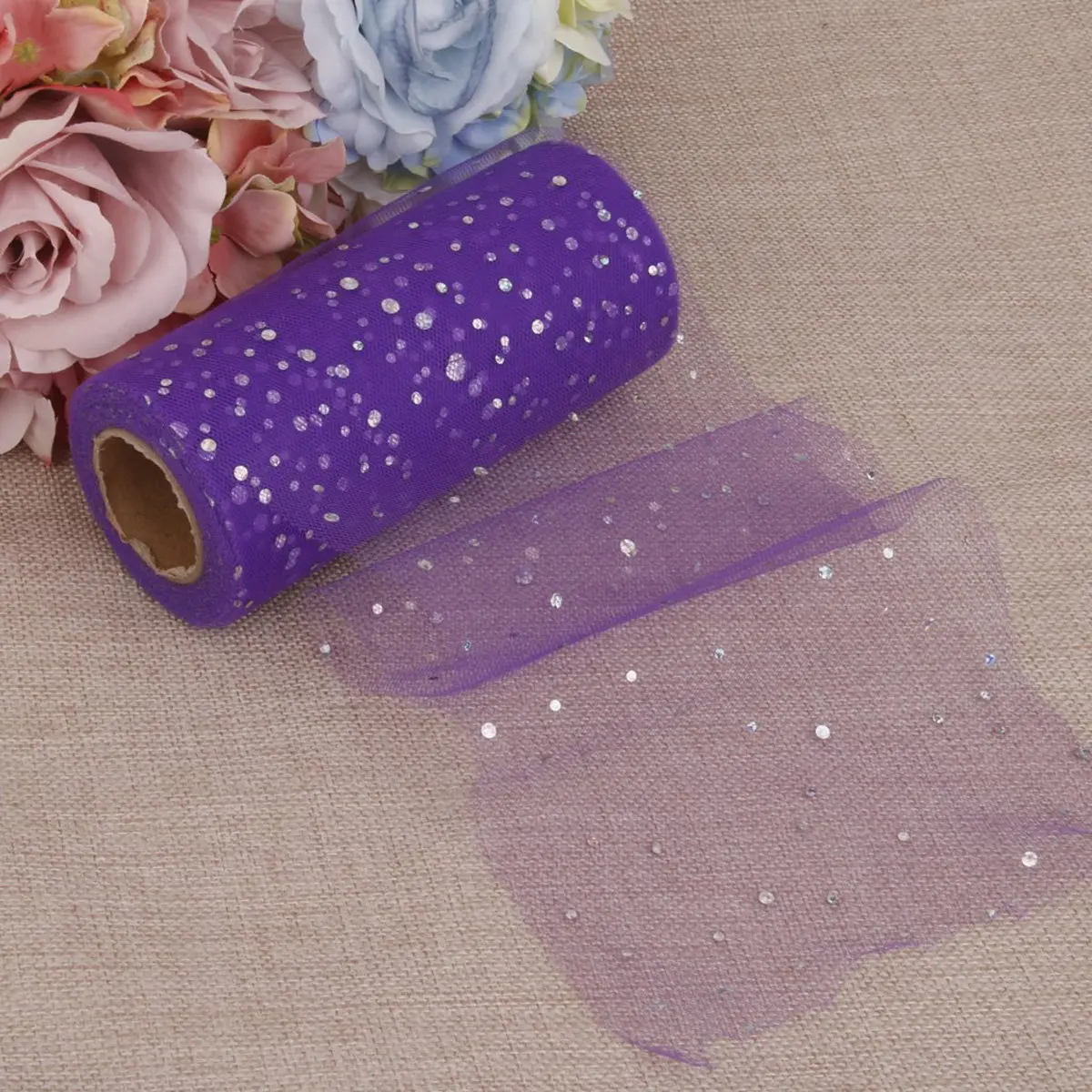 24 ярда фиолетового тюля с пайетками в рулоне, модная ткань для свадебного декора, упаковки подарков, украшения для вечеринок, юбок-пачек, поделок своими руками
24 ярда фиолетового тюля с пайетками в рулоне, модная ткань для свадебного декора, упаковки подарков, украшения для вечеринок, юбок-пачек, поделок своими руками