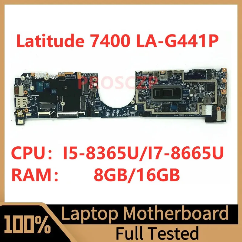 CN-054PCJ CN-0JDYCW CN-0R5P25 Mainboard For DELL 7400 Laptop Motherboard LA-G441P With I5-8365U/I7-8665U CPU 8GB/16GB 100%Tested
CN-054PCJ CN-0JDYCW CN-0R5P25 Mainboard For DELL 7400 Laptop Motherboard LA-G441P With I5-8365U/I7-8665U CPU 8GB/16GB 100%Tested