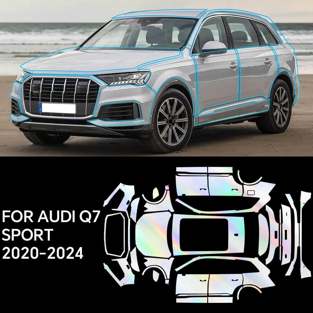  Custom Precut For Audi Q7 Sport 2020 Full Vehicle Clear Bra Precut PPF Paint Protection Film TPU Transparent Anti Scratch
Custom Precut For Audi Q7 Sport 2020 Full Vehicle Clear Bra Precut PPF Paint Protection Film TPU Transparent Anti Scratch