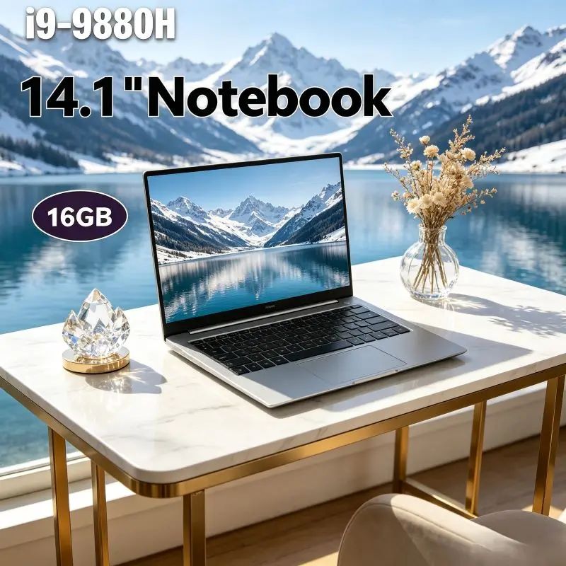 High-spec 2026 New 14.1 Inch Notebook PC Intel I9-9880H Windows 11, 32GB DDR4 and 2TB SSD Ideal for Complex Office Data Processi
High-spec 2026 New 14.1 Inch Notebook PC Intel I9-9880H Windows 11, 32GB DDR4 and 2TB SSD Ideal for Complex Office Data Processi