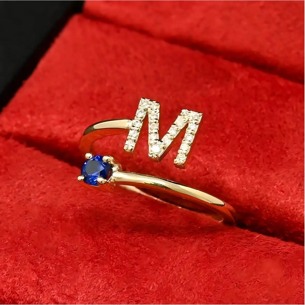 Open Cross Adjustable Ring Welded Zircon Letters Birthstone Stainless Steel 18K Gold Plated Personalized Stackable Gift for Her
Open Cross Adjustable Ring Welded Zircon Letters Birthstone Stainless Steel 18K Gold Plated Personalized Stackable Gift for Her