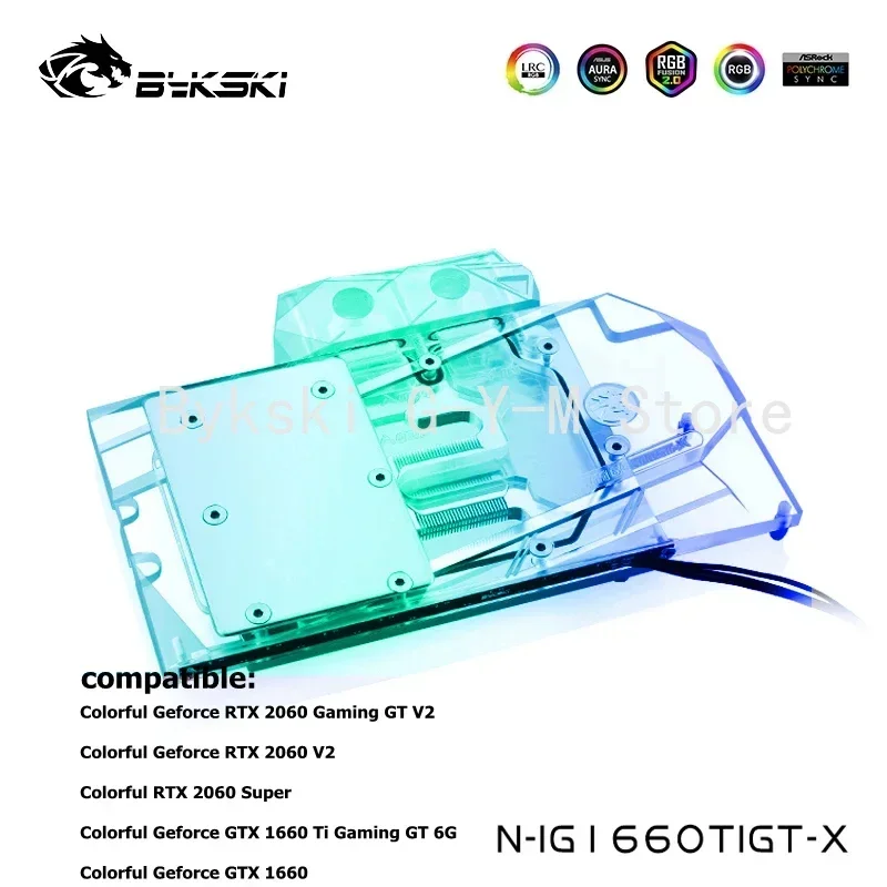 Bykski Full Cover GPU Water Block для красочных GTX1660Ti Gaming GT 6G/RTX2060 Gaming GT V2 Видеокарта Кулер GPU RGB
Bykski Full Cover GPU Water Block для красочных GTX1660Ti Gaming GT 6G/RTX2060 Gaming GT V2 Видеокарта Кулер GPU RGB